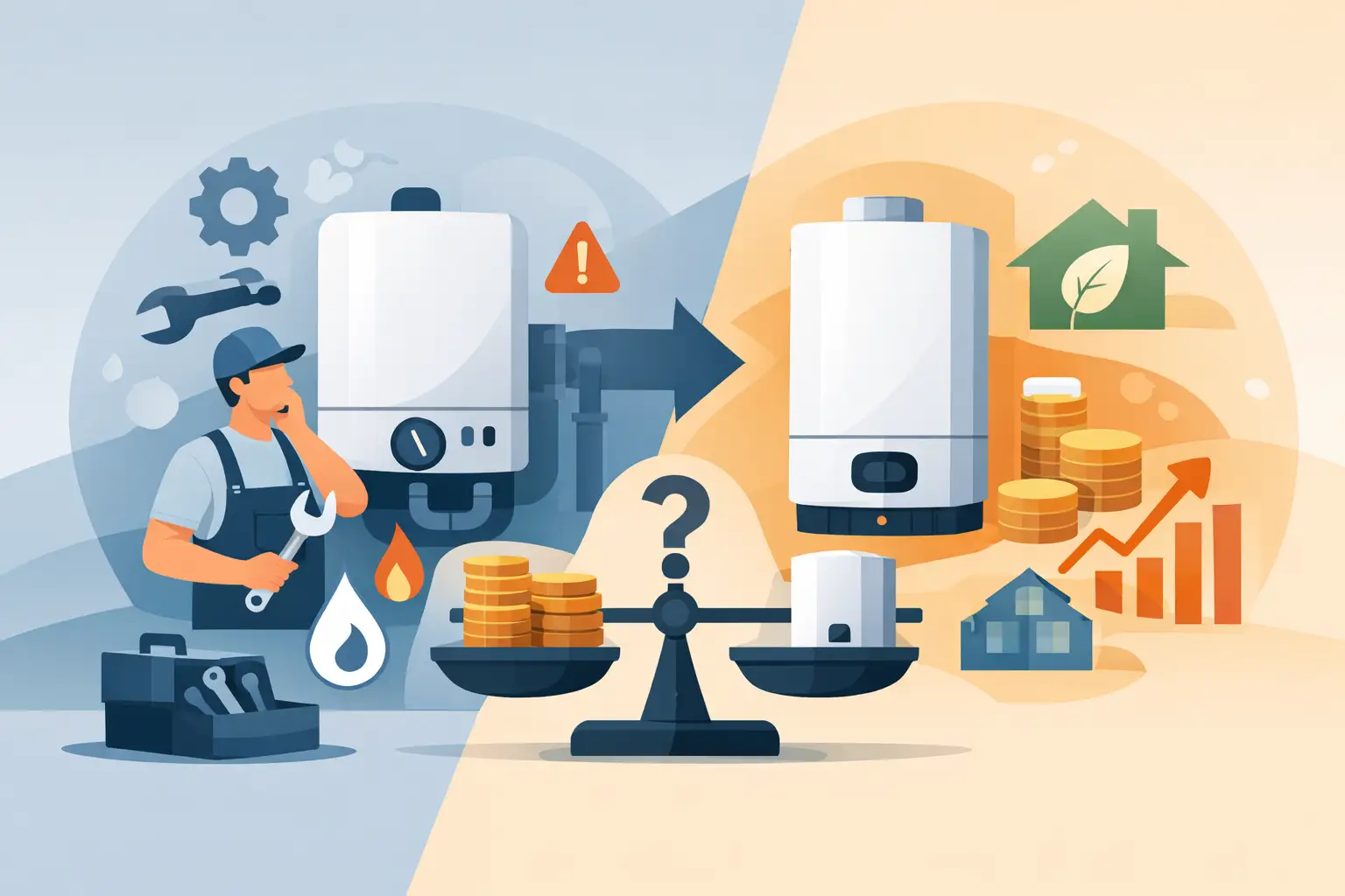 You are currently viewing Boiler Repair or Replacement: Which Pays?